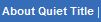 About Quiet Title