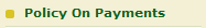 Policy On Payments